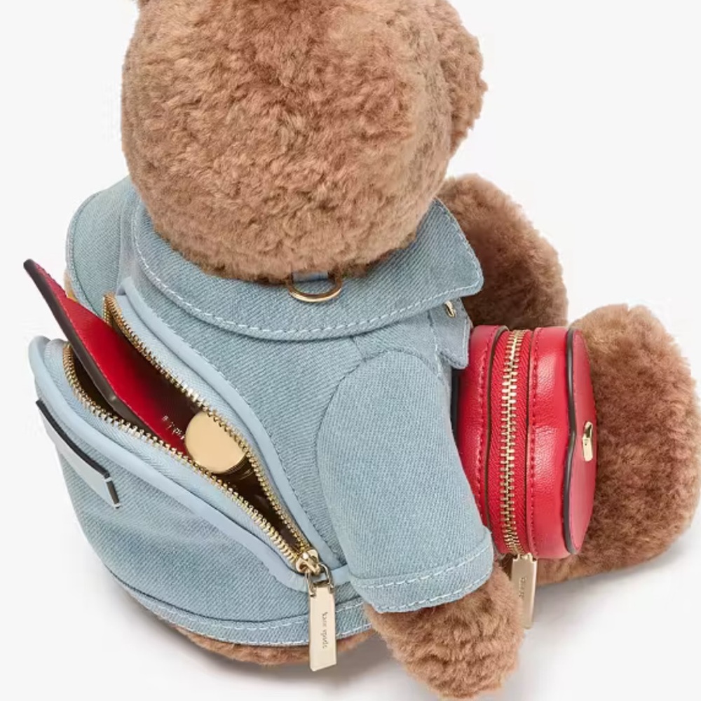 Kate Spade Denim Katey Bear Crossbody - Picture 8 of 16